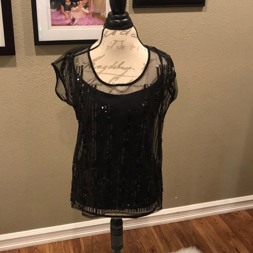 INC from Macy’s black top
